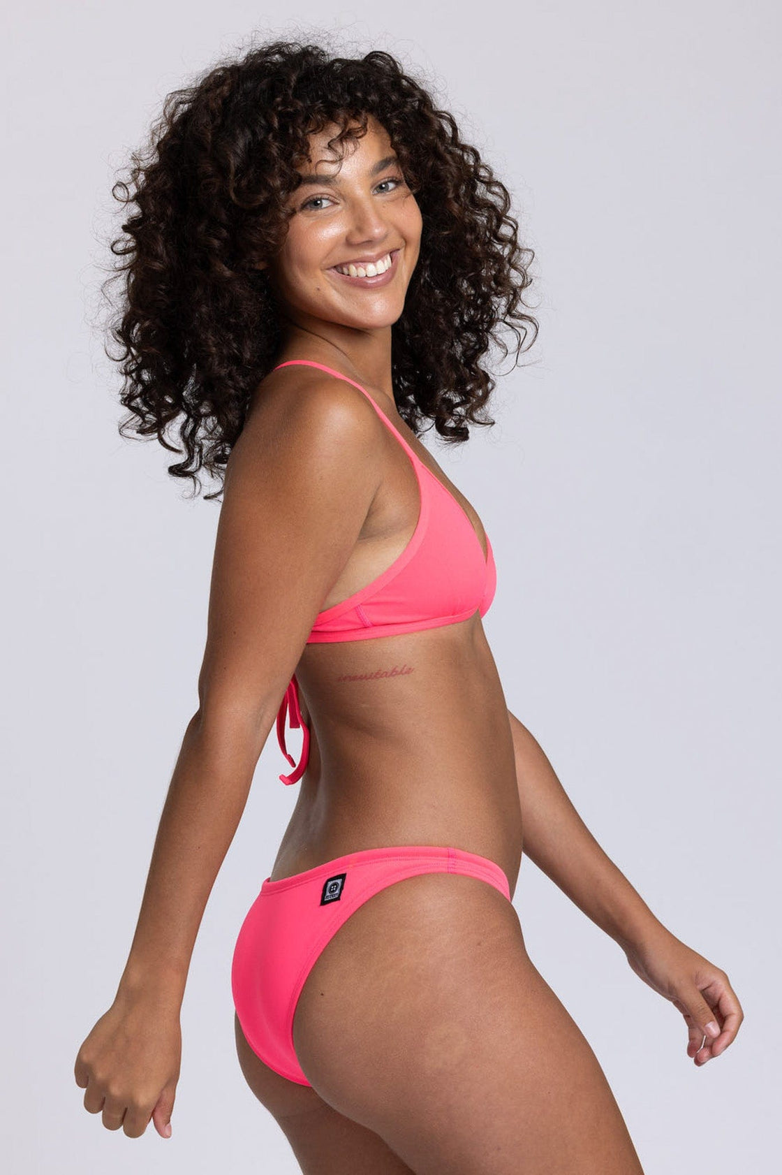 Europe Bikini Bottom - Hot Pink
