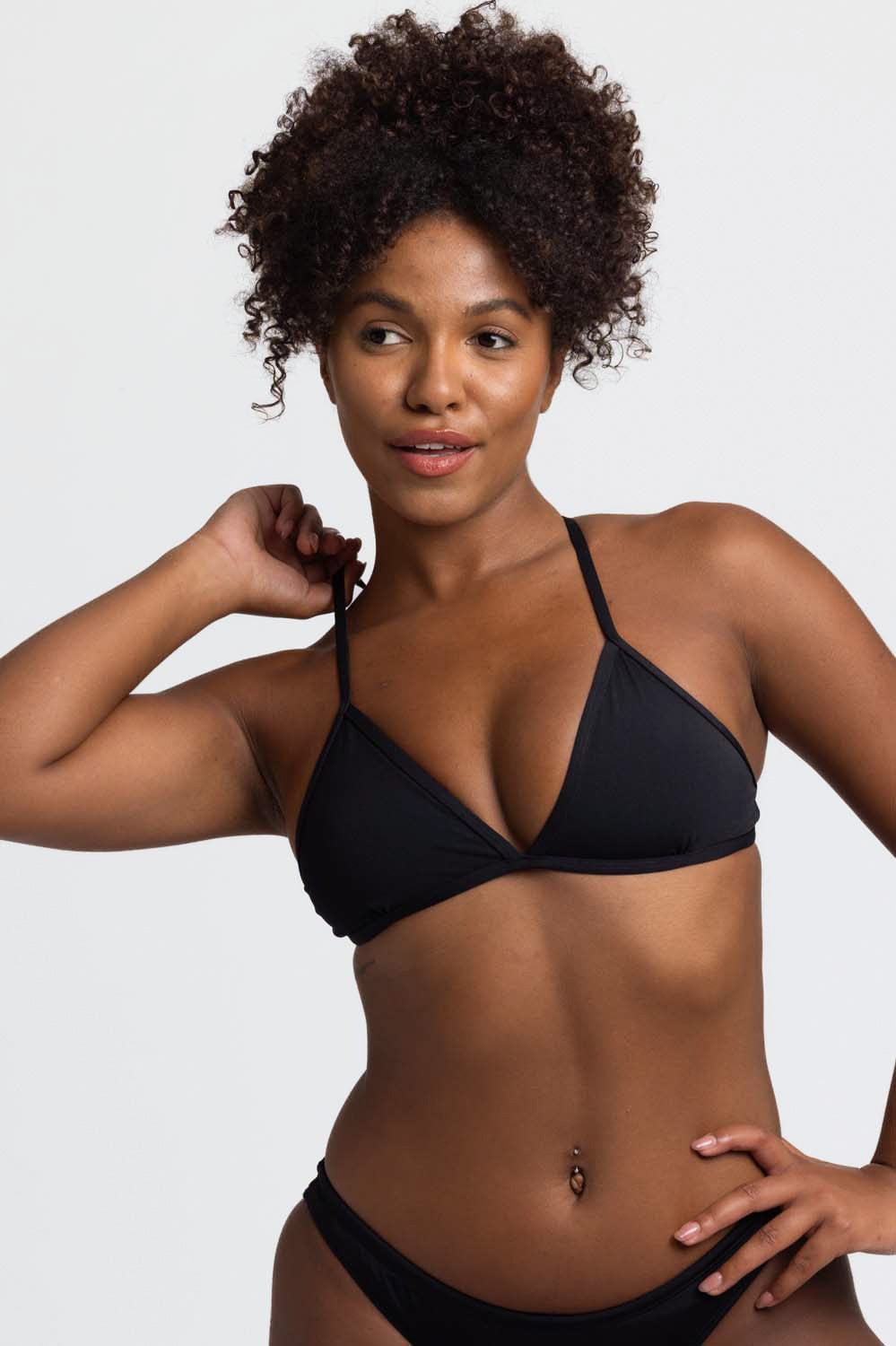 Triangle Bikini Top - Black
