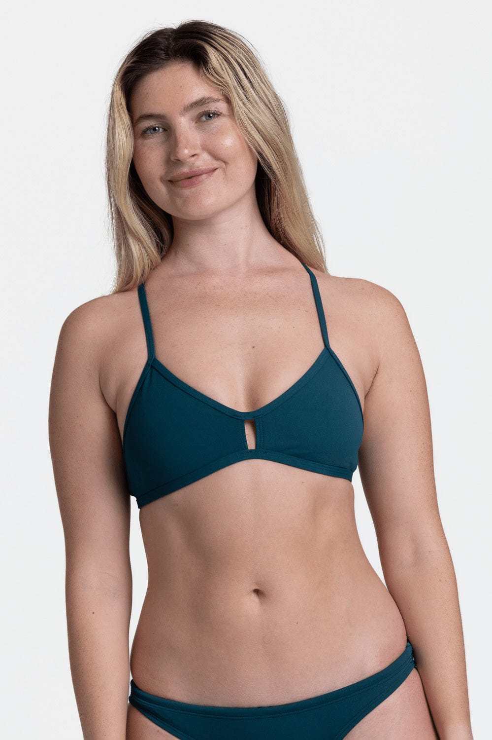 Vent Bikini Top - Peacock