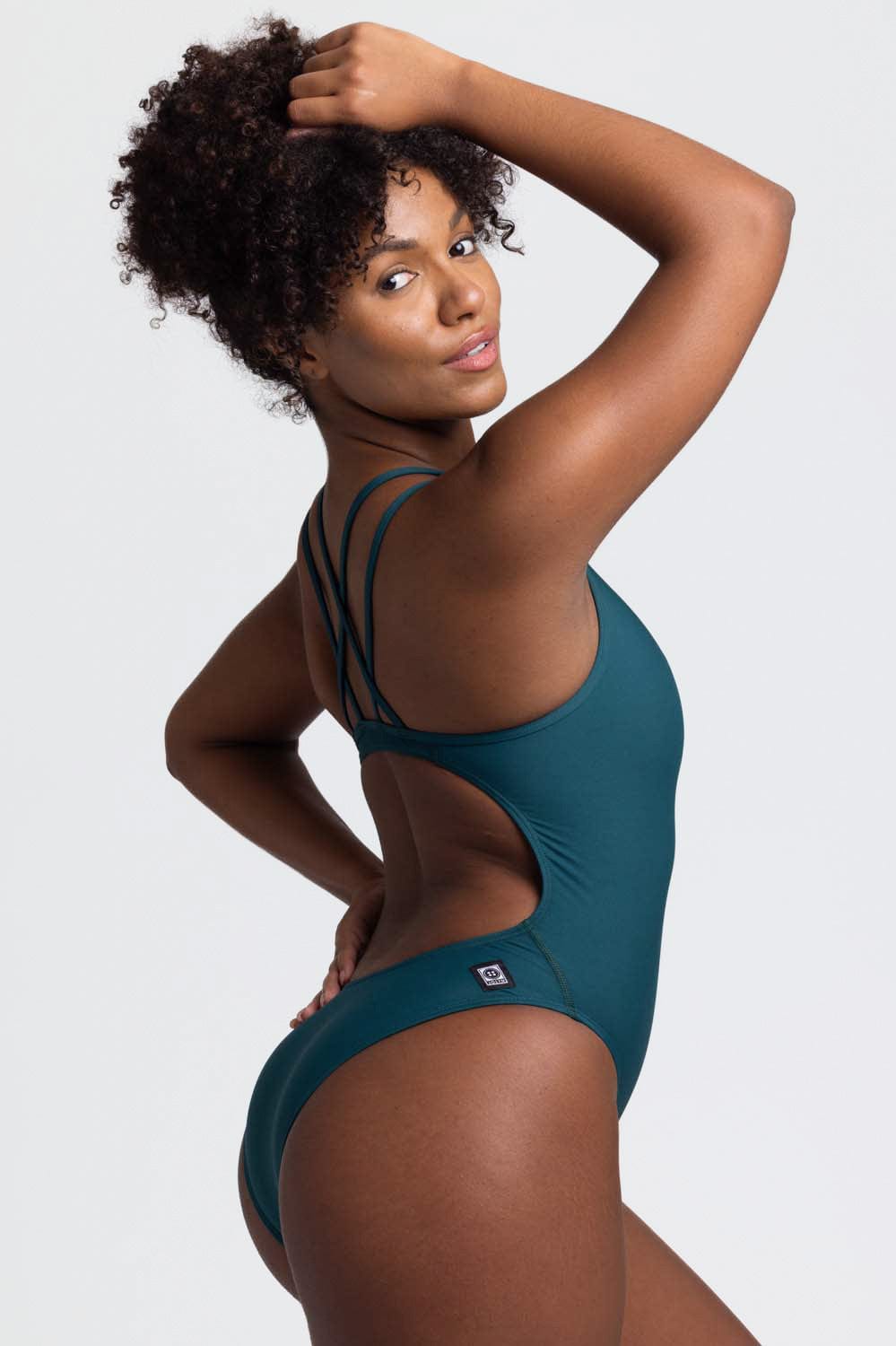 Murray Swim Onesie - Peacock