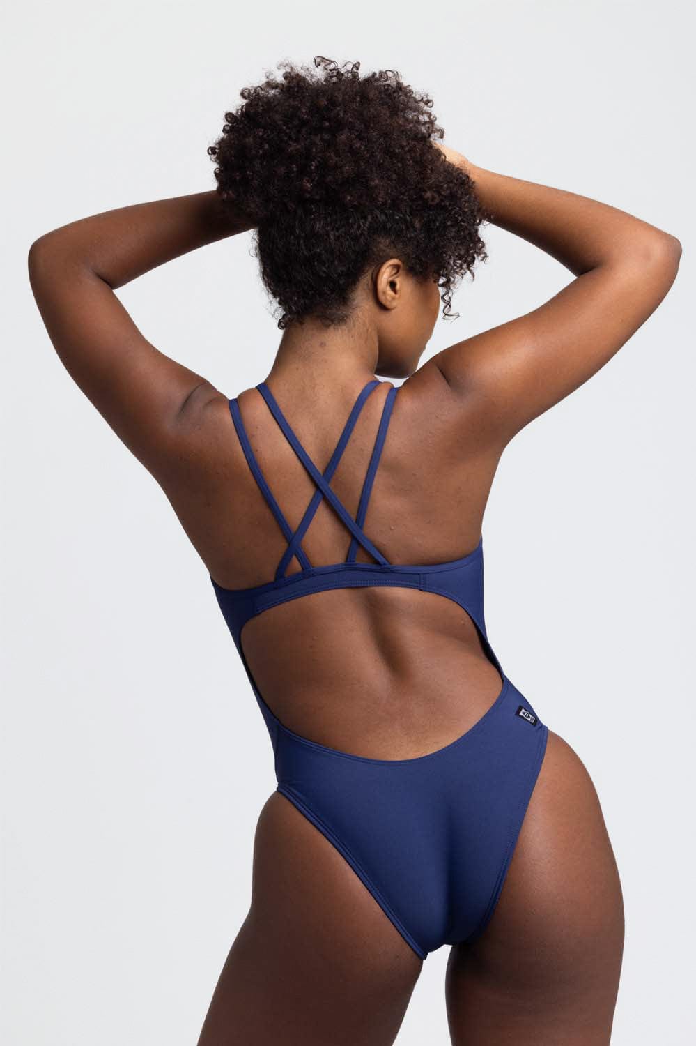 Murray Swim Onesie - Navy