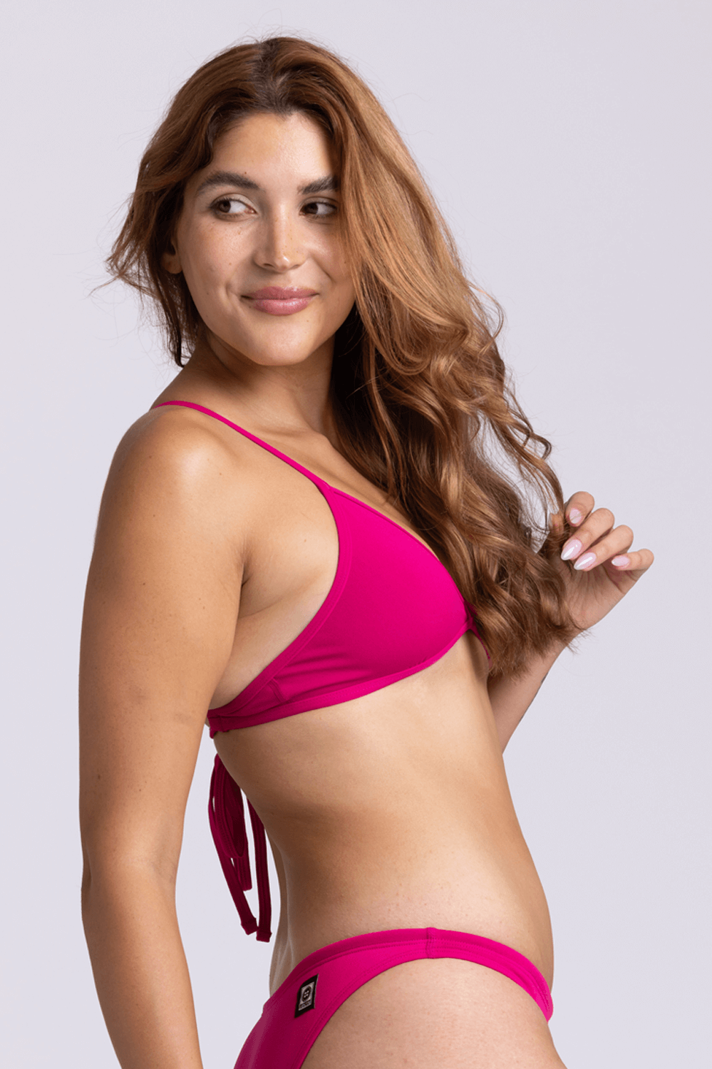 Triangle Bikini Top - Dragon Fruit