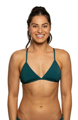 Triangle Bikini Top - Peacock