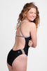 Julian One Piece Swimsuit - Black Contrast - Black & Gingy / 26