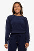 Final Sale Madison Terry Cloth Cropped Crewneck
